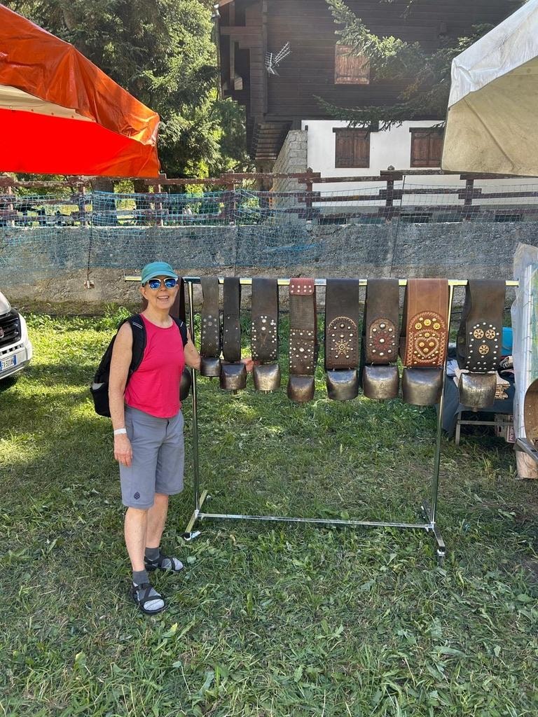 Medieval armor display at the Aosta museum