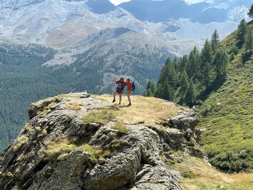 Summit approach on the Three Giants route