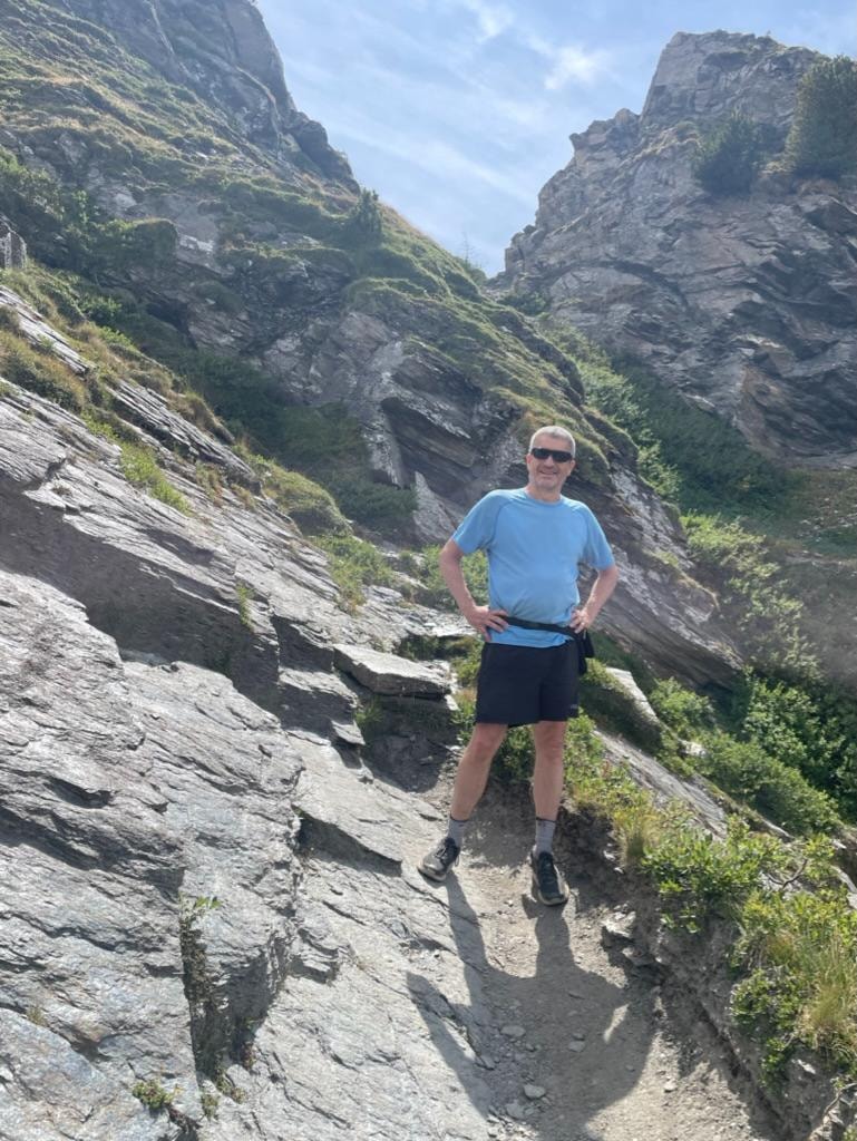 Rocky canyon descent on the Kings Trail